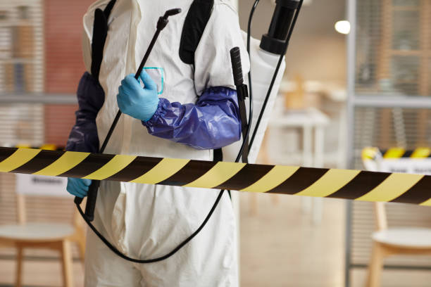 Professional Infectious Disease Decontamination technician working in Upland, PA